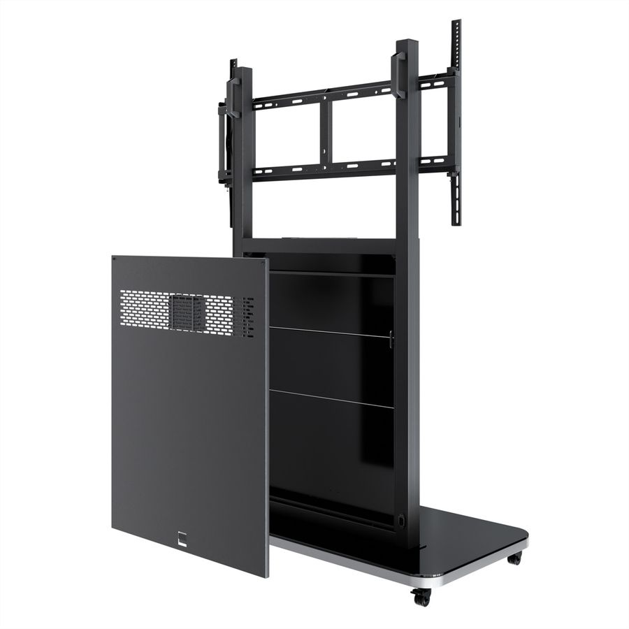 Hagor système de stand mobile Pro-TowerL, 75 - 98", 191 - 249 cm, blanc