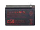 CSB 12VDC 9Ah Verschlossener, wartungsfreier Bleiakkumulator, Anschlüsse Faston 250 6.3mm, Long Life, Ideal für USV Anlagen