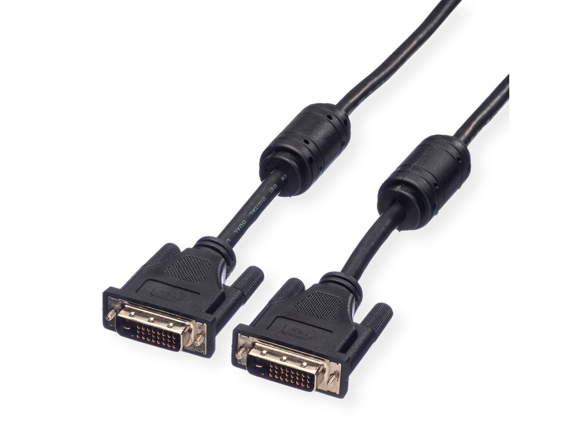 ROLINE Monitorkabel DVI, ST-ST, (24+1) dual link, 7,5 m