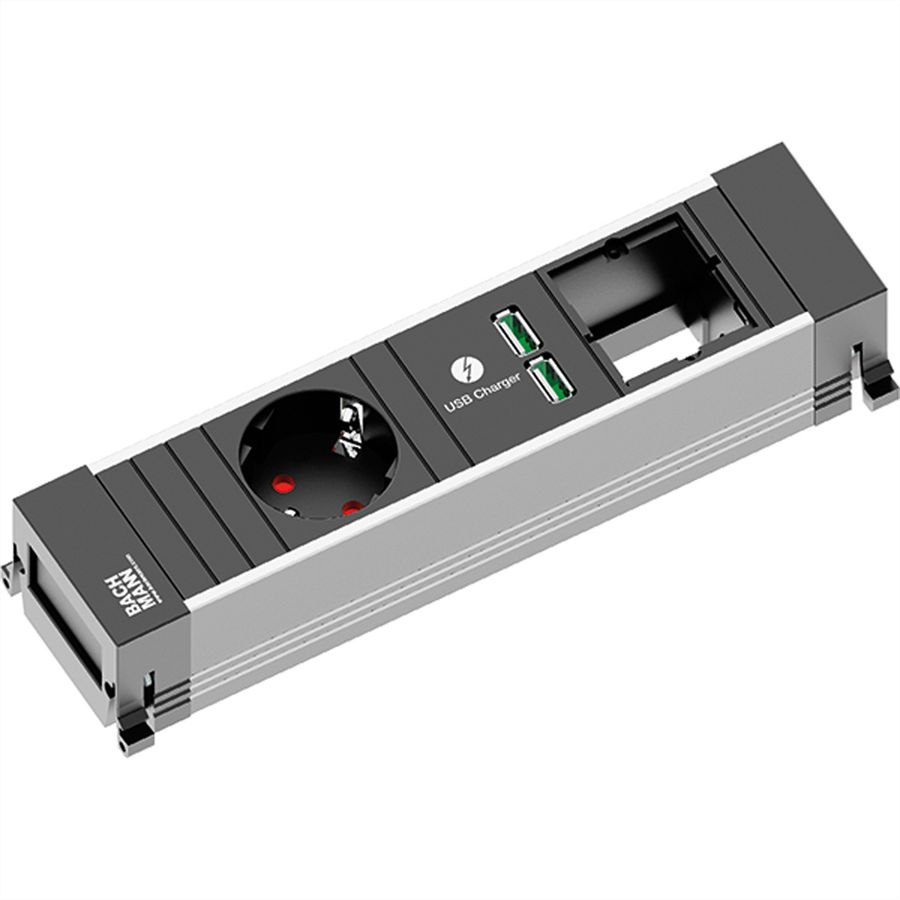 BACHMANN POWER FRAME Small 1x contact de protection 1x USB Charger 1x ABD