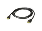 ATEN 2L-7D01H High Speed True 4K HDMI Kabel mit Ethernet, schwarz, 1 m