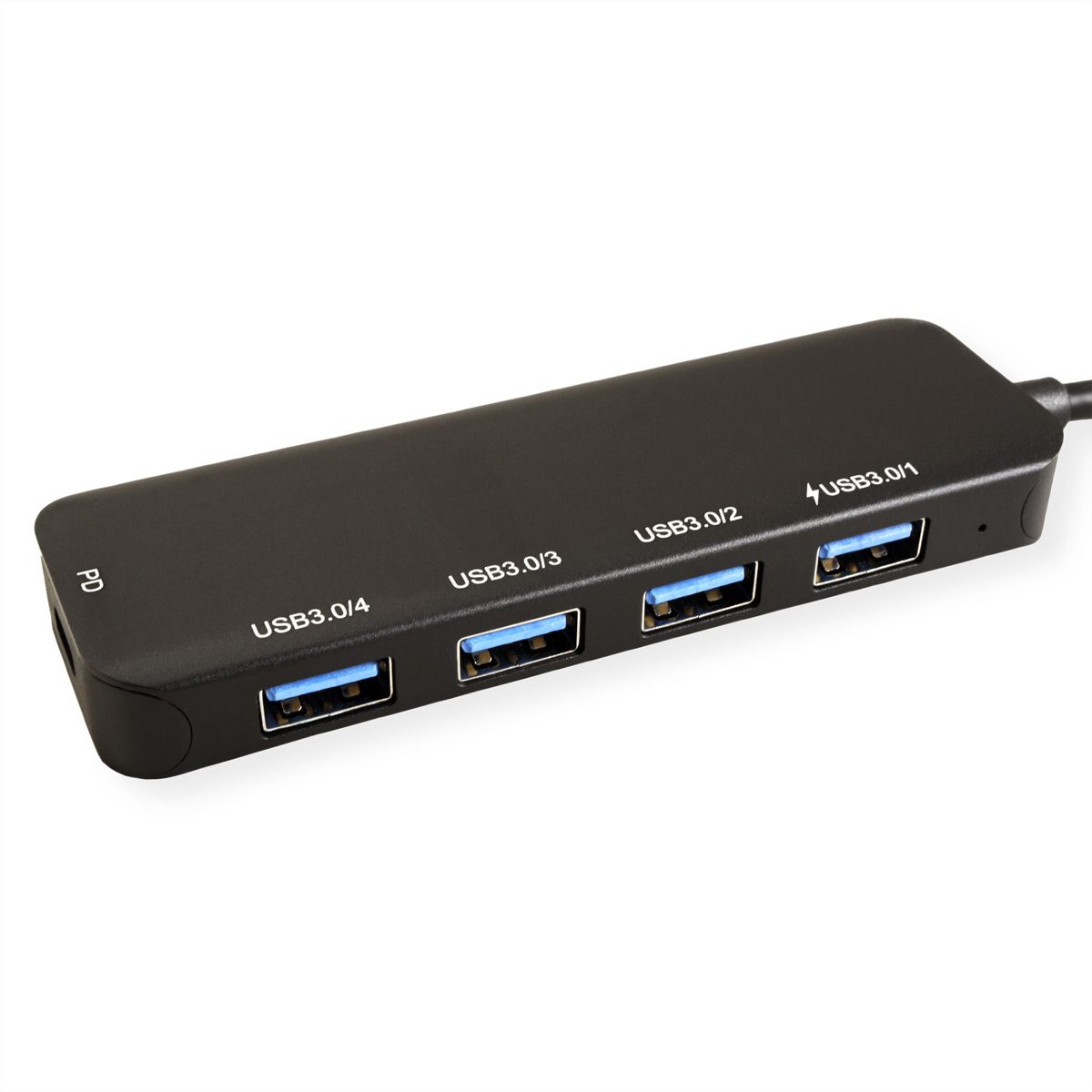 VALUE Hub USB 3.2 Gen 1, 4 ports, type C, 1 port PD