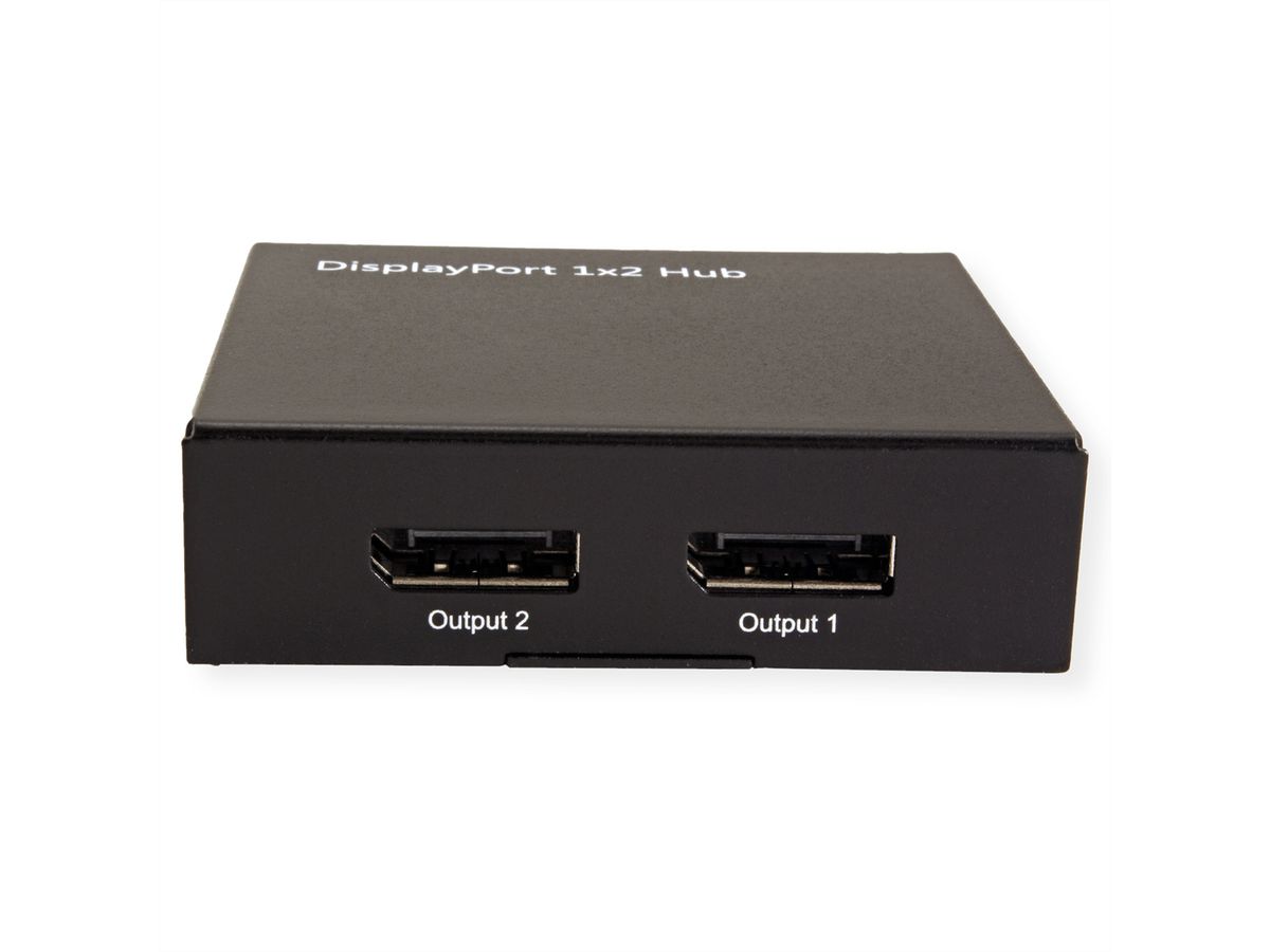 VALUE DisplayPort-Video-Splitter (Hub), 2fach