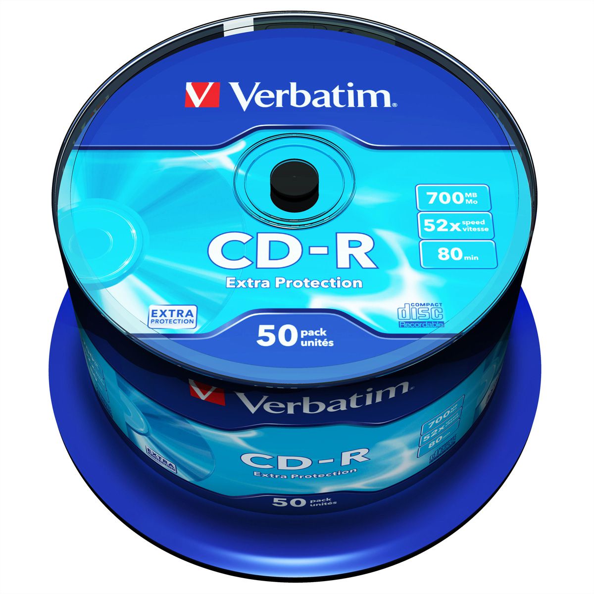 Verbatim CD-R Spindle 700MB 52x 50 Pack