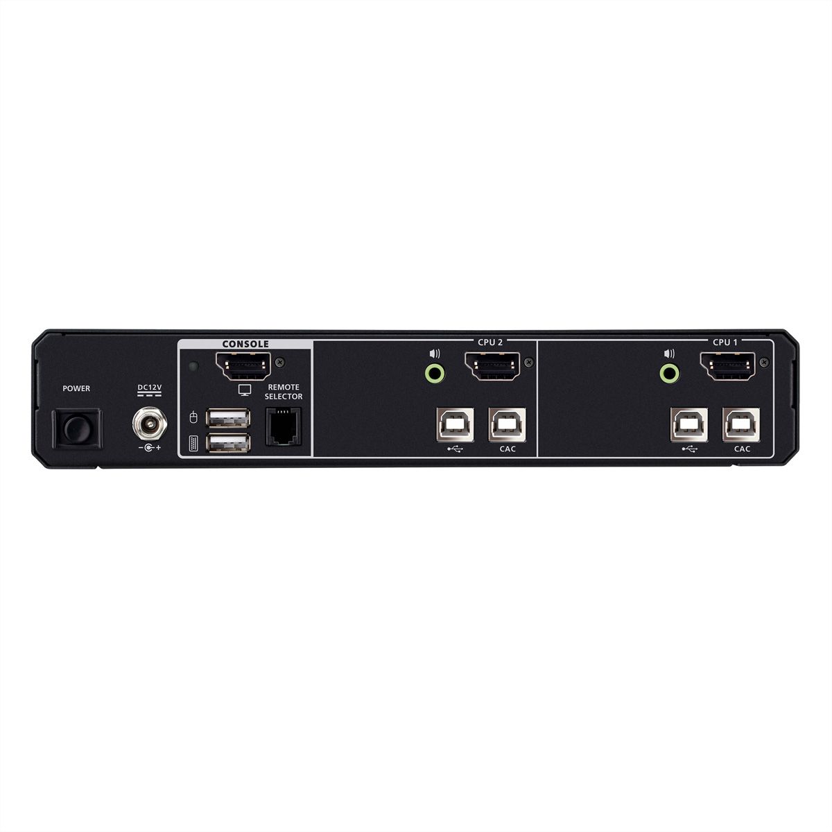 ATEN CS1182DPH4C 2-Port USB 5K DP/HDMI, Single Display Universal Secure KVM Switch mit CAC