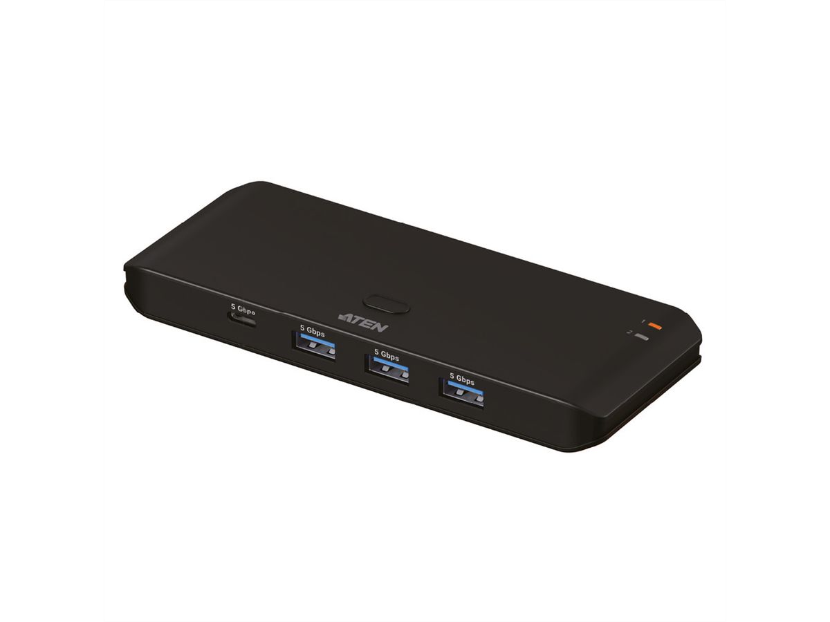 ATEN US5324 2x4-Port USB  Sharing Switch, USB 3.2 Gen 1 Peripheral Sharing Switch