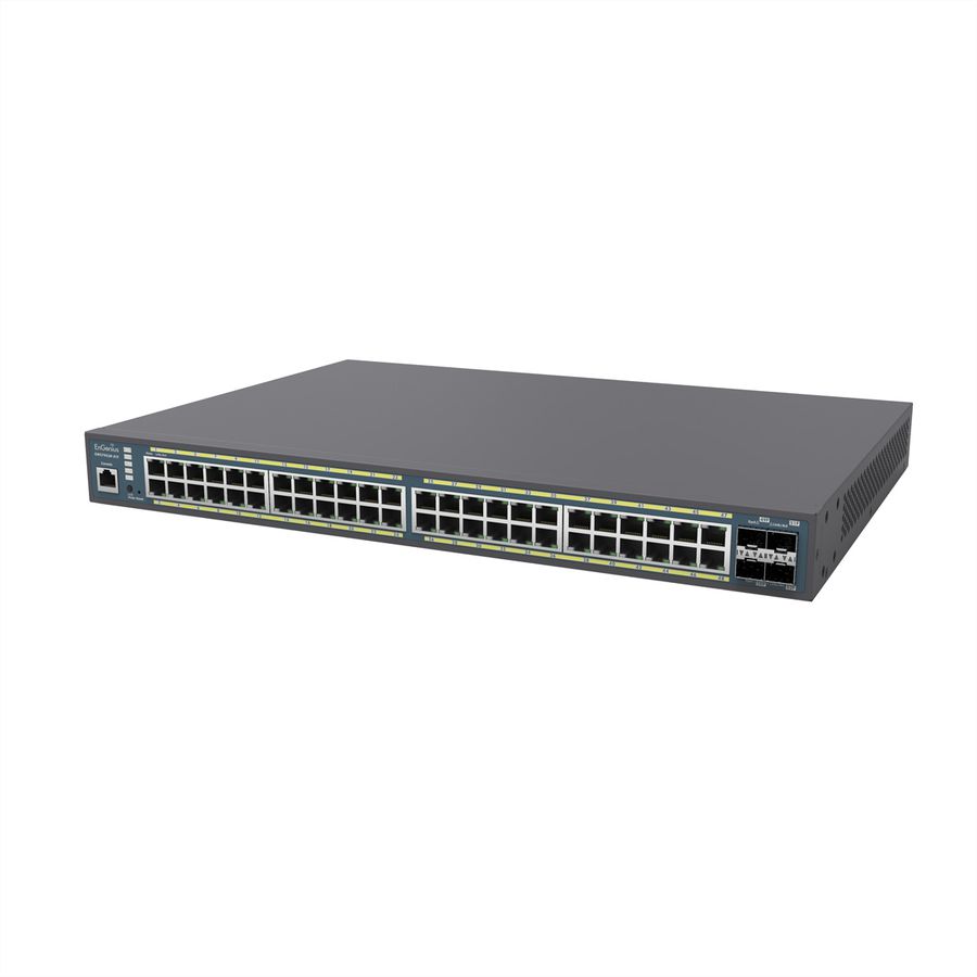 EnGenius EWS7952P-FIT 48-Port Gigabit PoE+ Switch, Administré, 410W avec 4 ports SFP