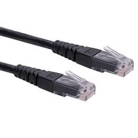 Cordon ROLINE Cat.6 (Classe E) UTP, noir, 3 m