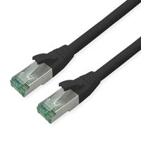 ROLINE RM Cordon Cat.6A S/FTP(PiMF), noir, 1 m