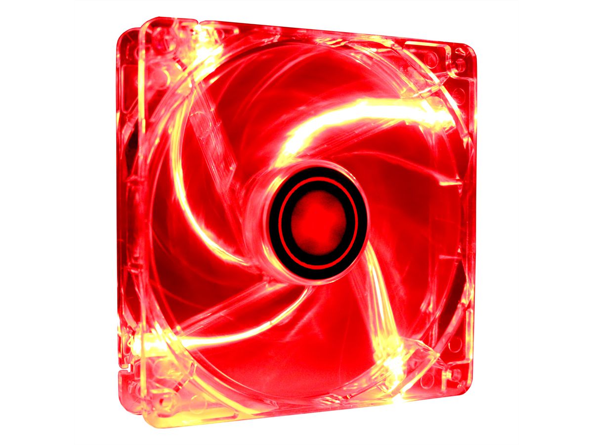Xilence XPF120.TR 120mm Gehäuselüfter, rote LED