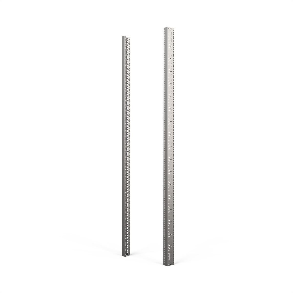 SCHROFF 19"-Winkelprofil mit Universal-Lochung (EIA), AlZn - WINKELPROFIL 19"42HE ALZ(2X)