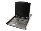 ATEN CL1308N Commutateur KVM, 48cm TFT, VGA, PS/2-USB, 8 ports, US-Layout