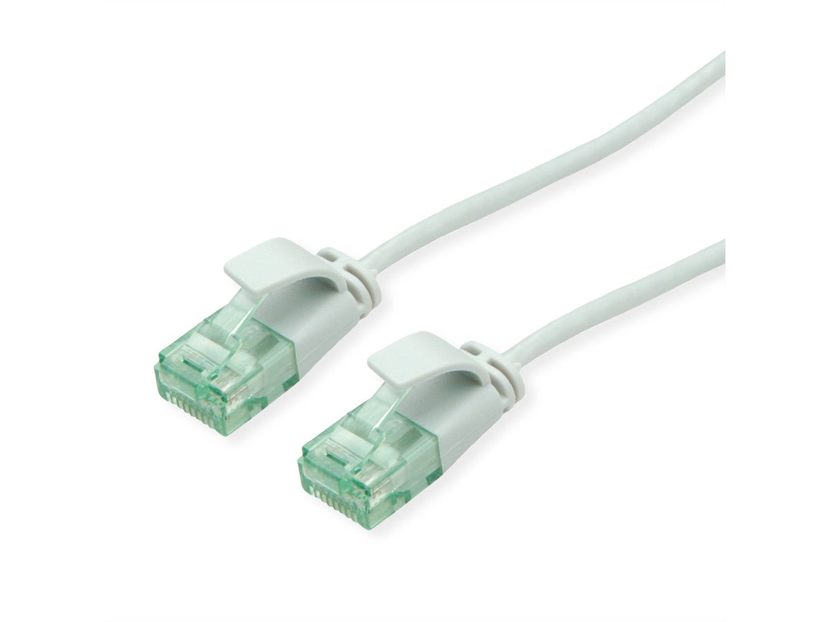 ROLINE RM UTP DataCenter Patchkabel Cat.6A (Class EA), slim, grau, 1,5 m