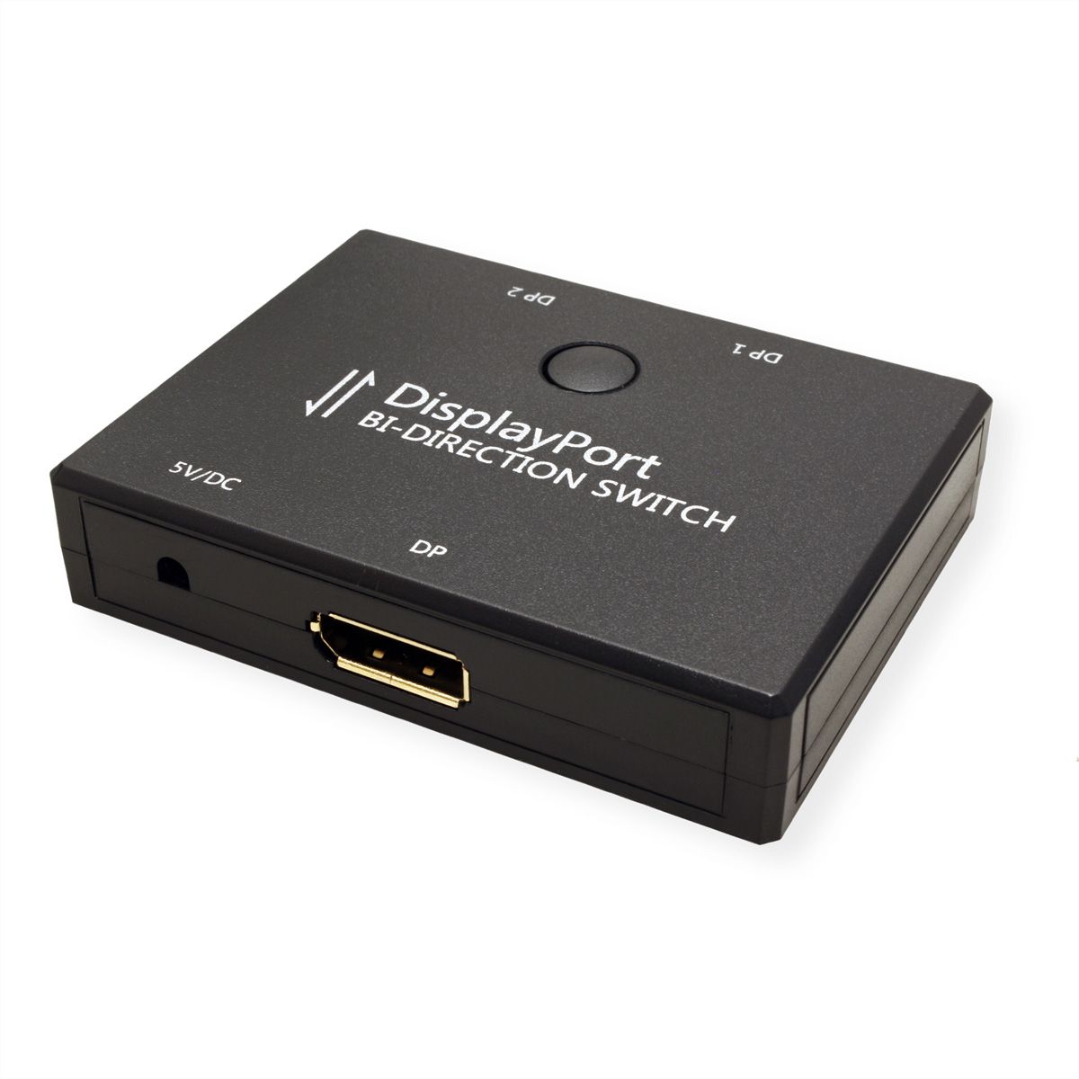 VALUE 4K DisplayPort Switch, 2fach, bidirektional