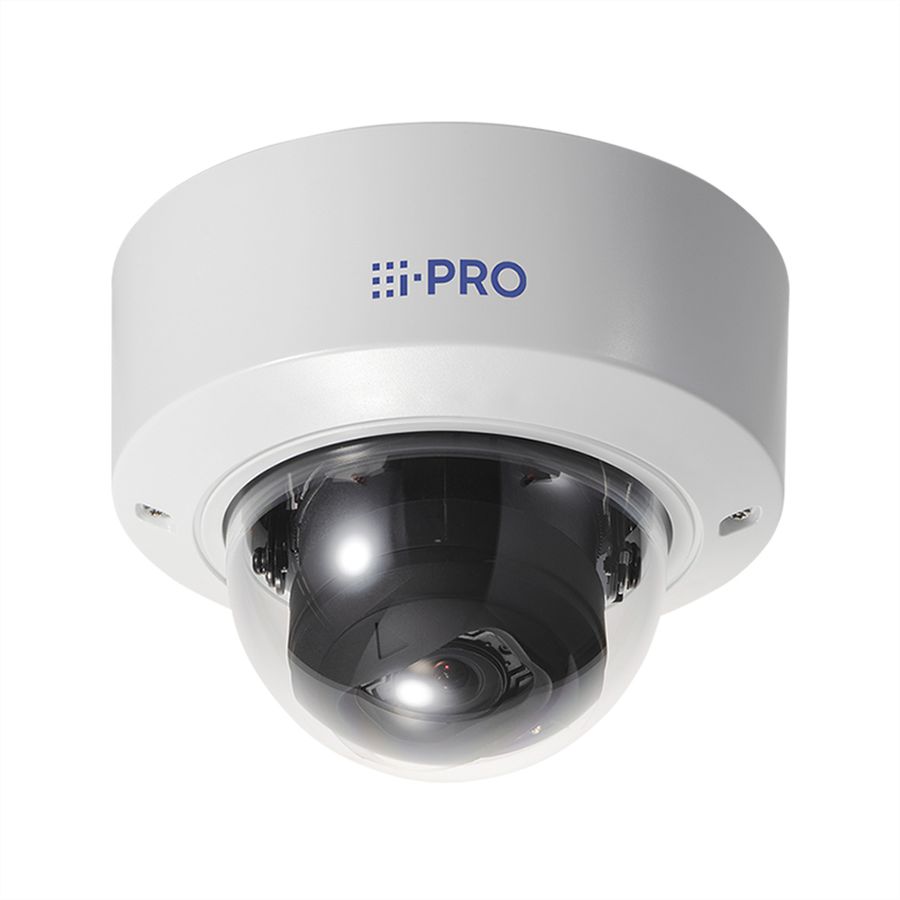 i-PRO 5MP AI INDOOR VANDAL Dome Kamera, schwarz
