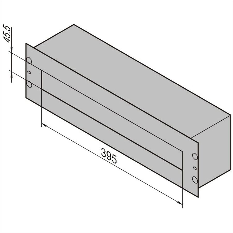 SCHROFF 19"-Verteilerbox - 19"VERSORGUNGSMODUL 3HE 150T