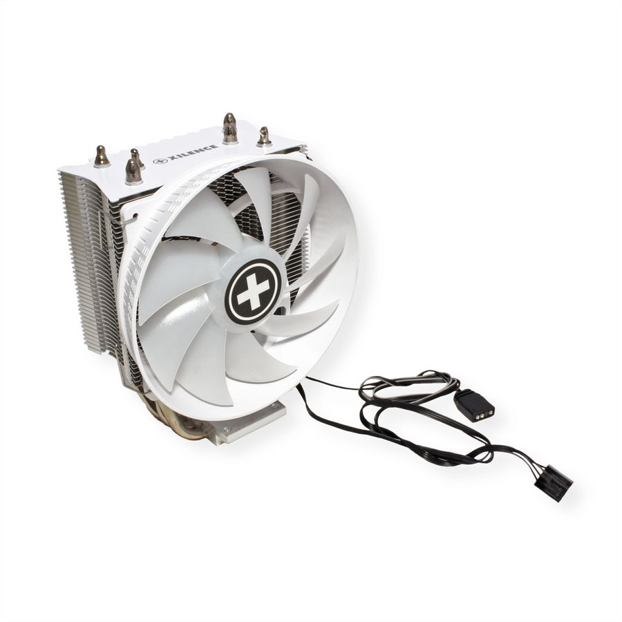 Xilence M403PRO.W.ARGB AMD und Intel CPU Kühler, 120mm ARGB PWM Lüfter, 150W TDP