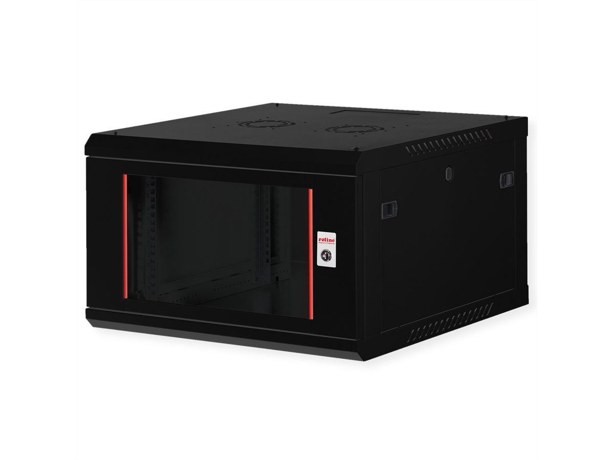 ROLINE 19" Boîtier mural Basic Plus 6U, 600x600 LxP noir