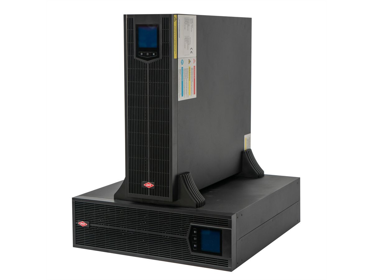 AEC IST9 20kVA - Online Rack/Tower USV - 7 Min. Autonomie bei 100% Last, USV, Power Distribution Box mit mech. Bypass, 4x Battery Cabinet BBJ2 4x 16x 9Ah