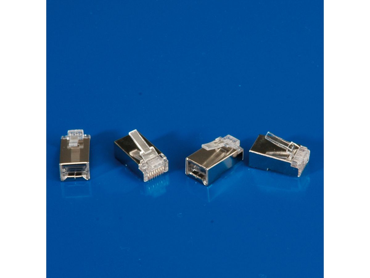 ROLINE Modular Plug geschirmt, Kat.6 (Class E), 10 Stck