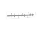 Hagor Menuboard CPSW3L 46-65" Menuboard support mural pour 3 écrans, Adaptation pour barre de son