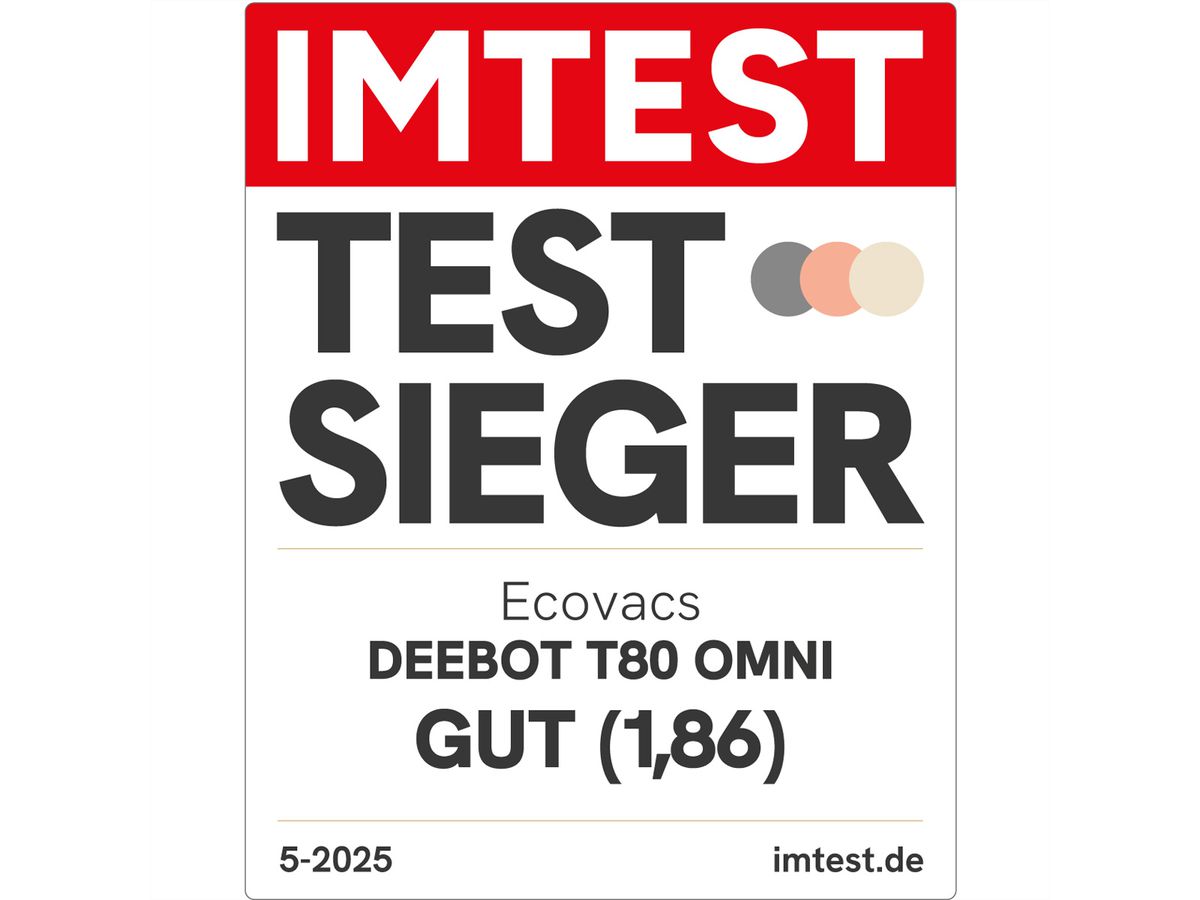 Ecovacs Saugroboter DEEBOT T80 Omni, schwarz