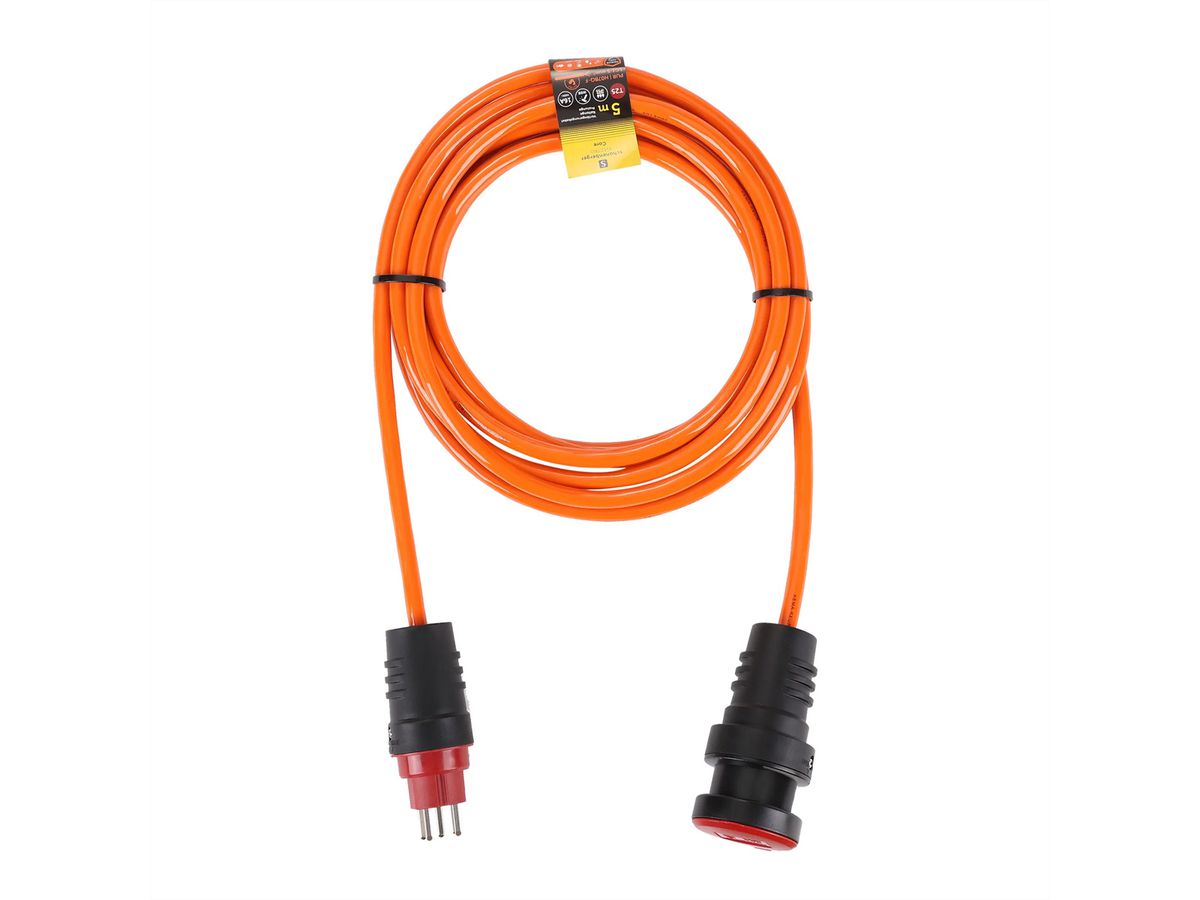 Verlängerungskabel T13 IP55 , 5m EPR-PUR H07BQ-F 5G1.5mm2