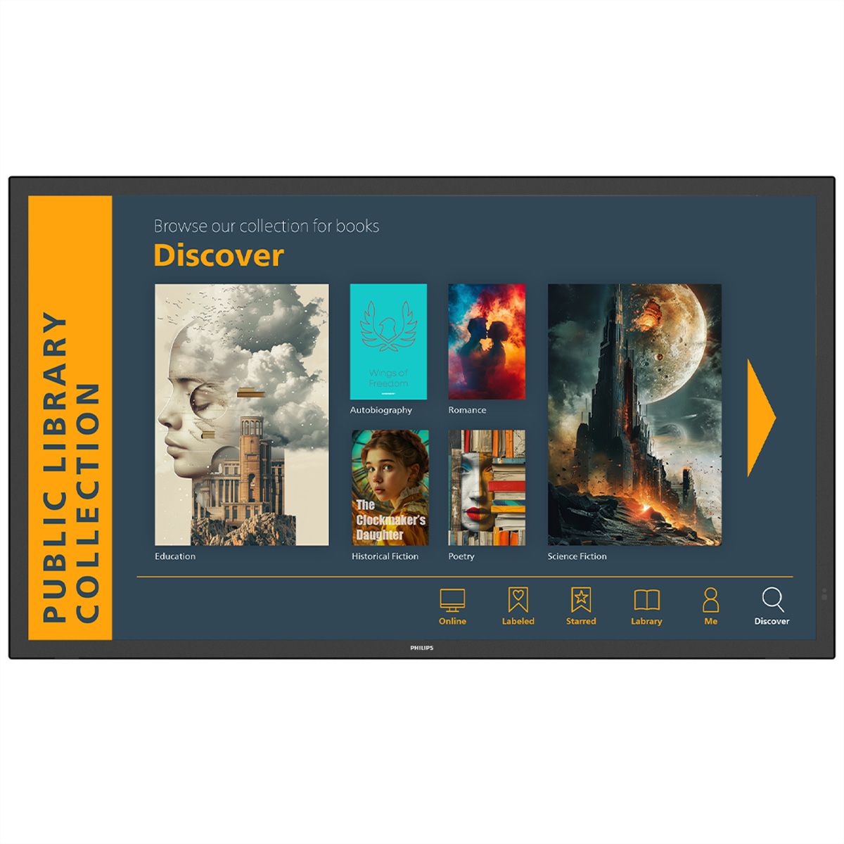 Philips Multitouch Display 43BDL3751T/00, 43", UHD, 24/7, 450cd/m², PCAP