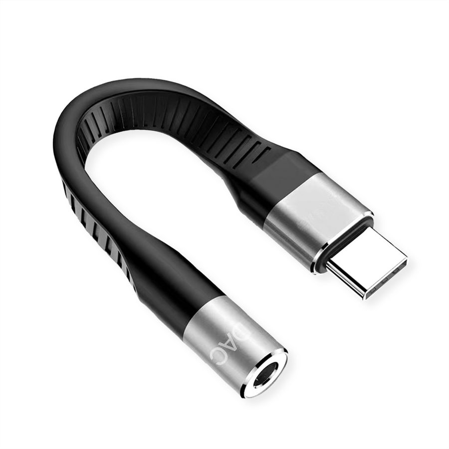 ROLINE Adapter USB Typ C - 3,5mm Audio, ST/BU, 0,1 m