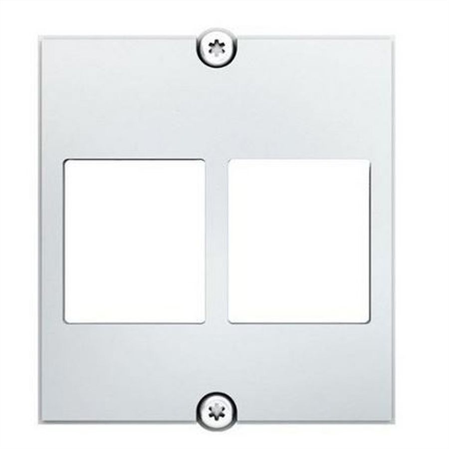 BACHMANN Module Custom Cadre 2x Keystone, blanc