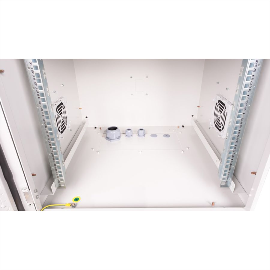 ROLINE 19-Zoll Wandgehäuse Pro 9 HE, 600x600 BxT IP55 outdoor grau