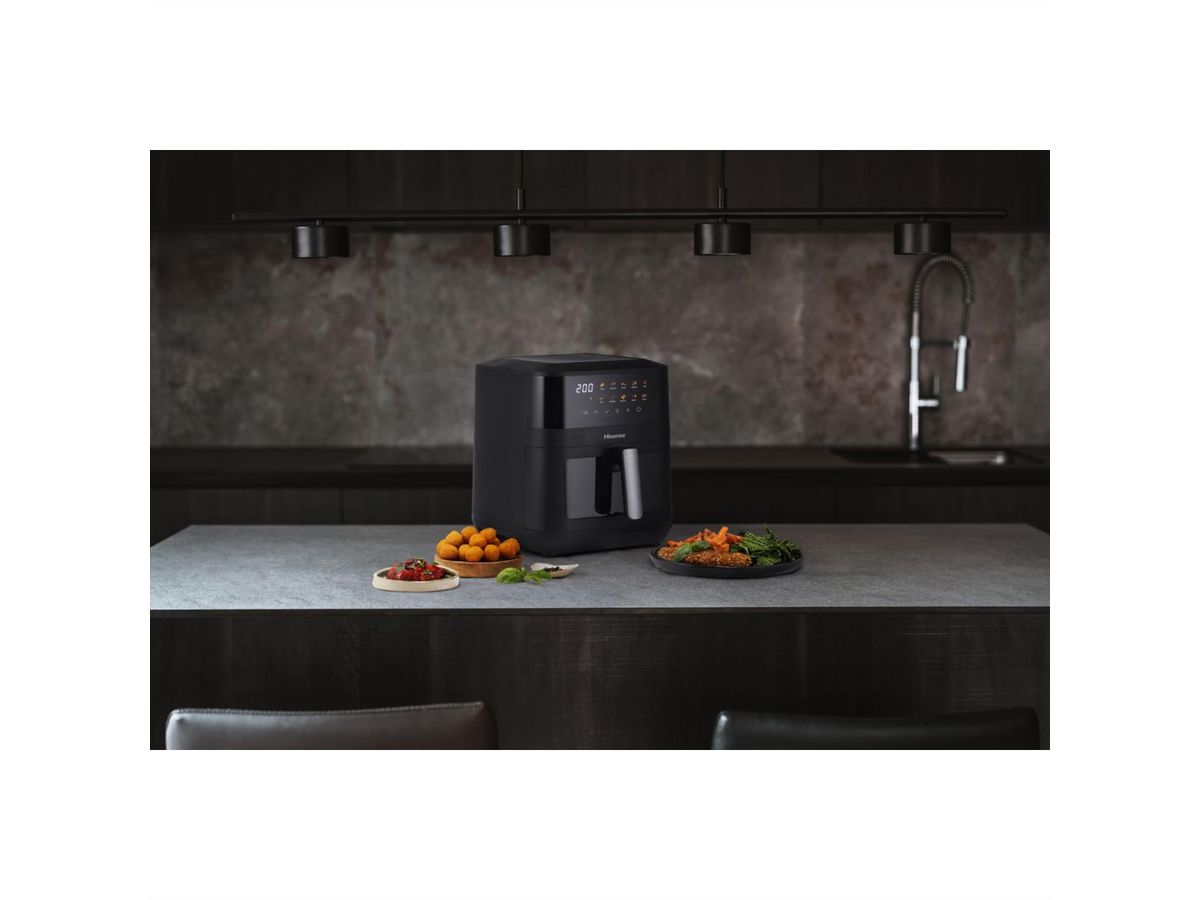 Hisense Heissluftfriteuse HAF2100DCD, 2100W, 7,7L