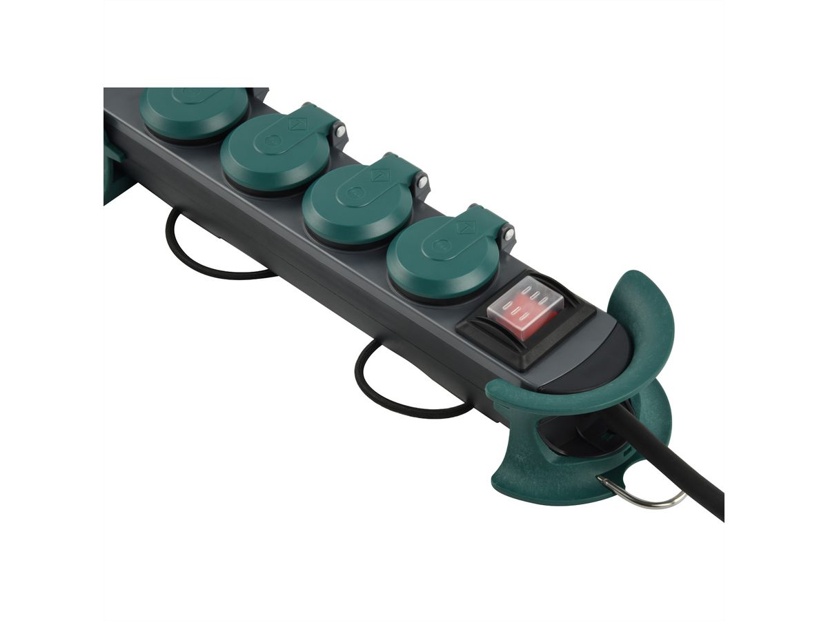 BACHMANN HOOK Outdoor 4x contact de protection, 16A/400V, 4 m