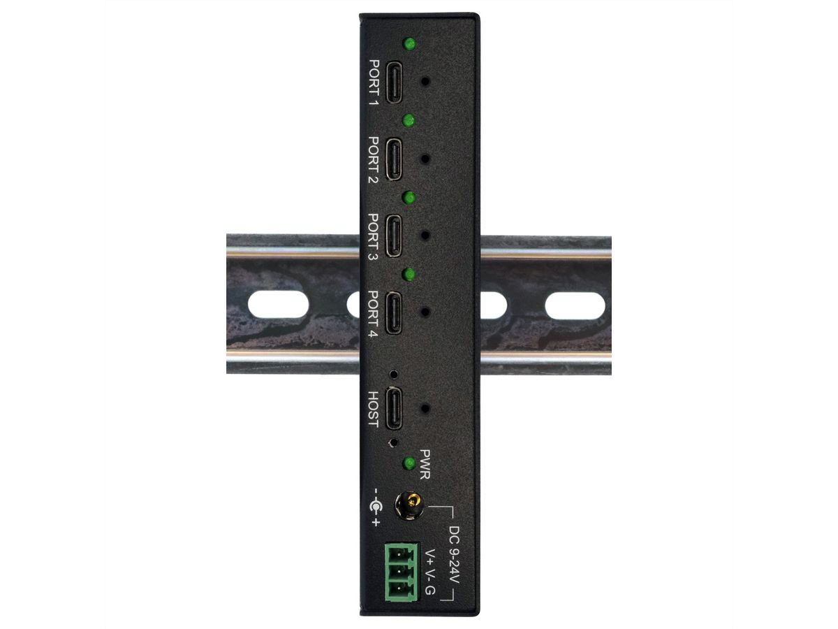 EXSYS EX-12294HMS 4 Port USB 3.2 Metall HUB 4x C