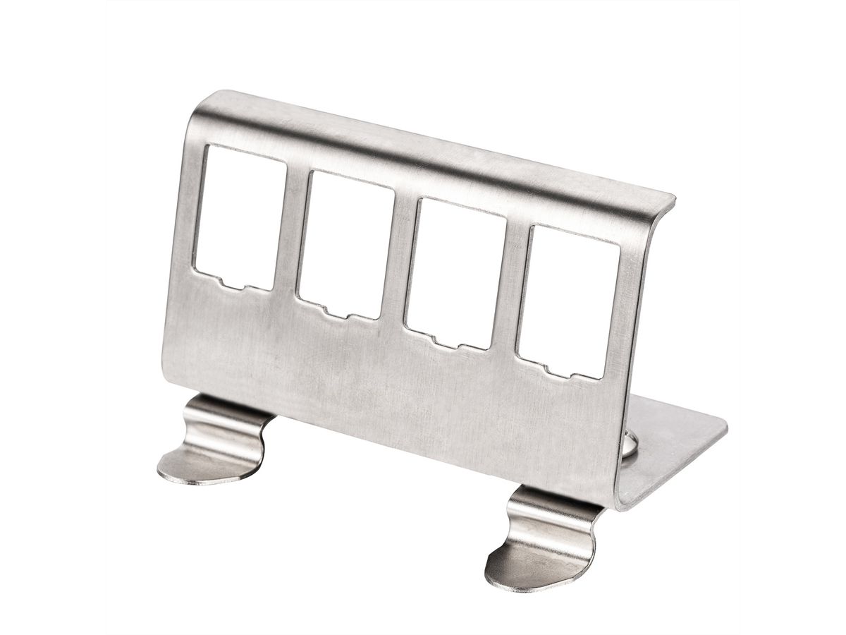 ROLINE Adaptateur pour rail DIN, vide, pour 4 Keystones