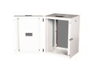 **DEMO**ROLINE 19-Zoll Wandgehäuse Pro 16 HE, 600x600 BxT zweiteilig schwenkbar grau