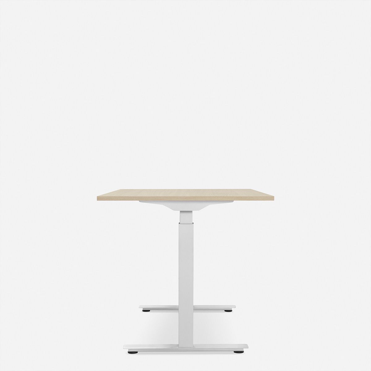 WRK21 Schreibtisch Smart 180 x 80 cm, Höhenverstellbar, Mandal Ahorn / Weiss