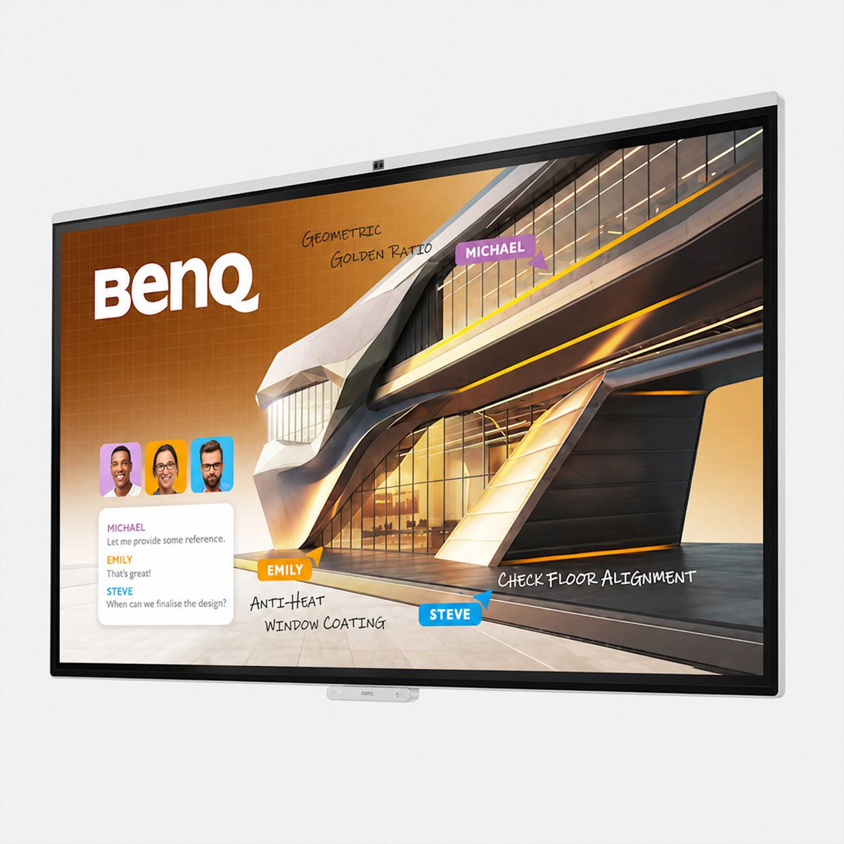 BenQ Interactive Display CP7505, 75", UHD, 450cd/m², Capacitive