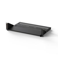 SCHROFF 19"-Geräteträger, Stellfläche 430 x 250mm, RAL7021