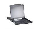 ATEN CL5716iN LCD KVM Switch Over IP, USB-PS/2,VGA , 16-Ports, DE-Layout