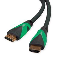 ROLINE GREEN ATC Câble HDMI avec Ethernet Ultra HD 8K, M/M, noir, 1 m