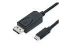ROLINE USB Typ C - DisplayPort Adapterkabel, v1.4, ST/ST, 2 m