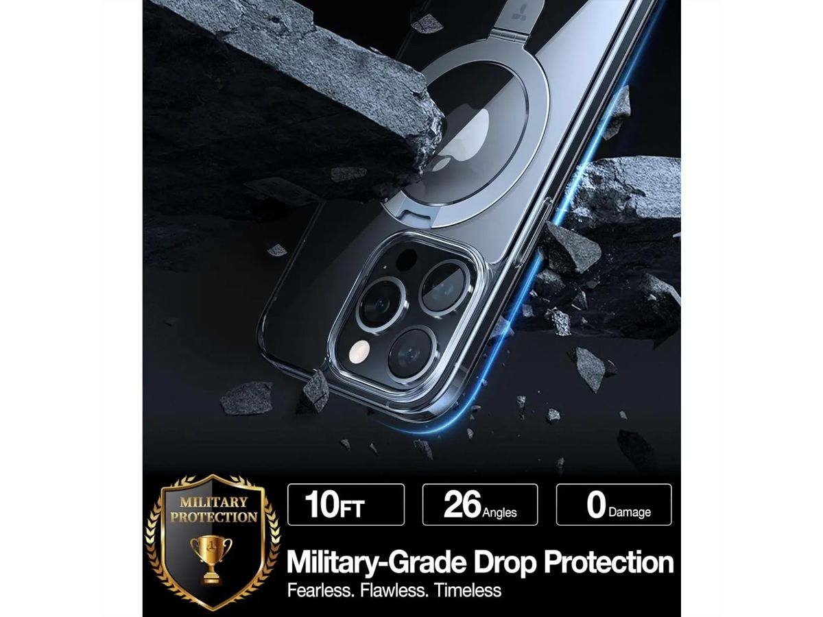 Torras UPRO Ostand Case, iPhone 13 Pro, MagSafe, transparent