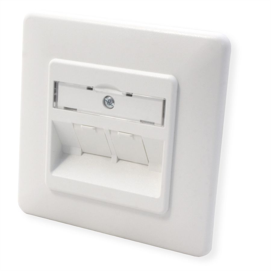 BTR Prise encastrable BC module 2 ports E-DAT, Cat.6 (Classe E)
