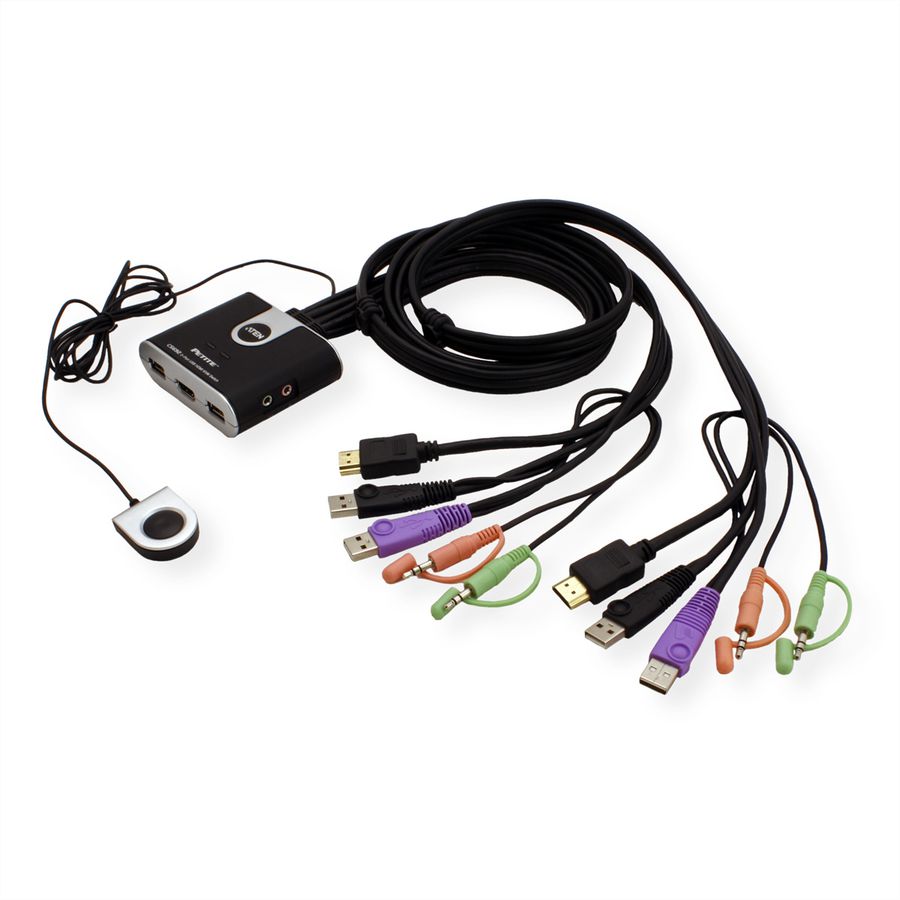 ATEN CS692 KVM Switch, USB, HDMI, Audio, 2 Ports