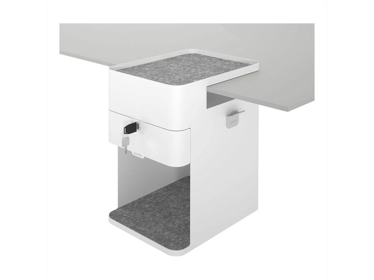 DATAFLEX Bento® desktop locker, 500, weiss