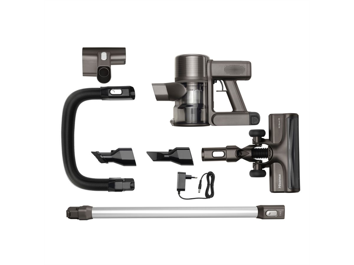 Hisense Aspirateur HVC6463BK, 130 W, sans fil