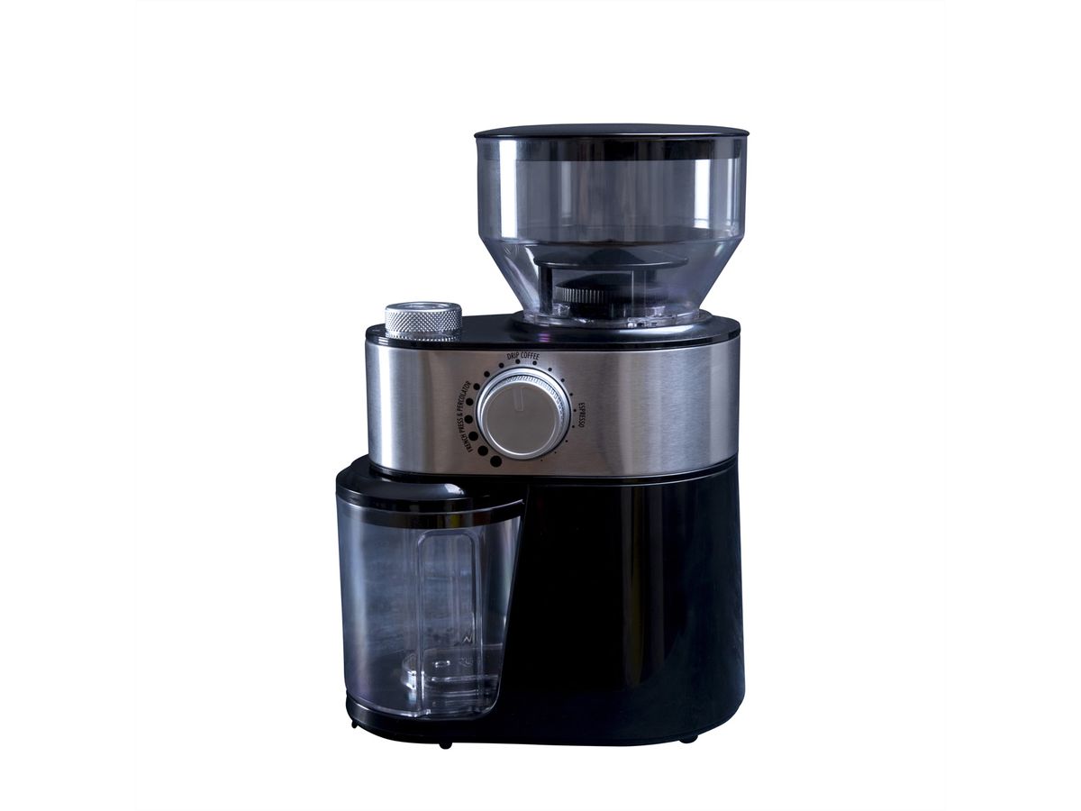 Gastronoma Moulin à café 18120001, 200g, noir/argent, 200W