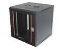 ROLINE 19-Zoll Wandgehäuse Basic Plus 12HE, 600x600 BxT schwarz