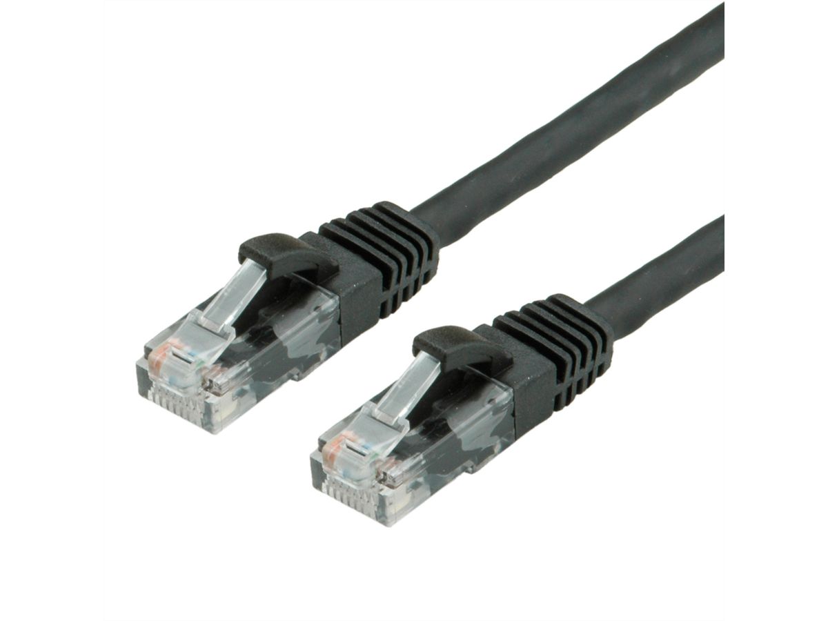 Cordon VALUE Cat.6A (Classe EA) / 10 Gigabit UTP, noir, 5 m